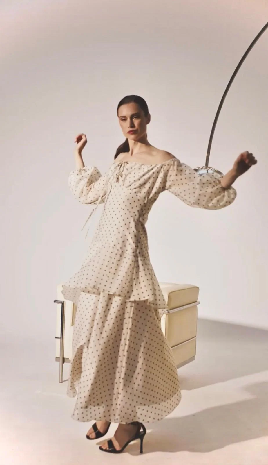 VESTIDO AINHOA CRUDO - Imagen 2